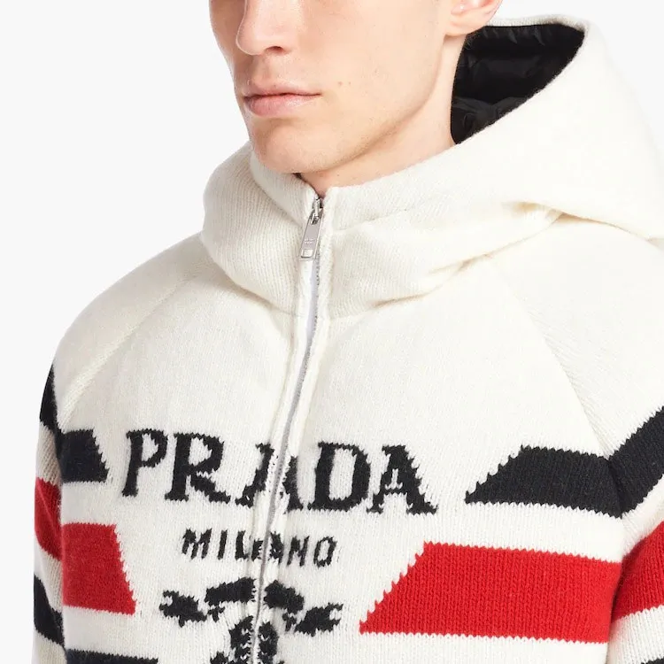 PRADA Down Jackets Men White-3