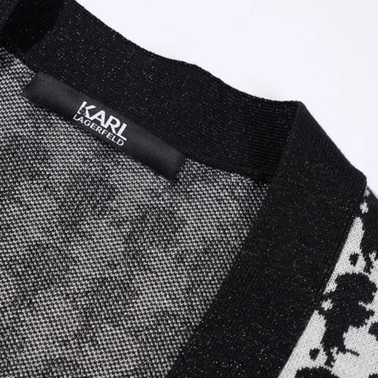 KARL LAGERFELD / Karl Lagerfeld Jeans Knitwear Women's Black/White-4