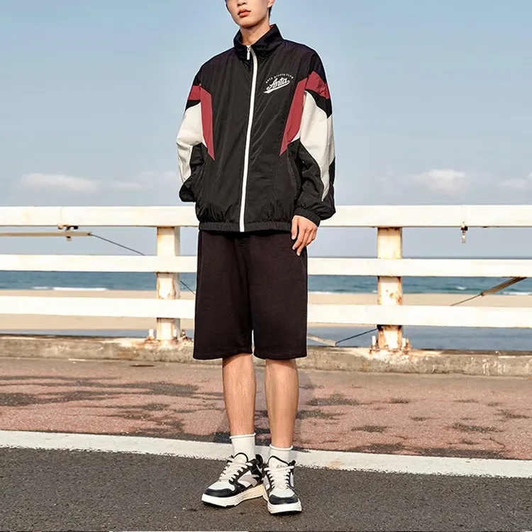 Anta Life Collection Baseball Jacket Unisex Basic Black-2