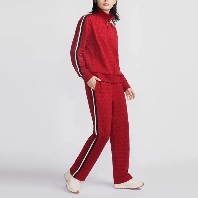 LI NING 1990 Classic Collection Casual Pants Women's Zhejiang Red-2