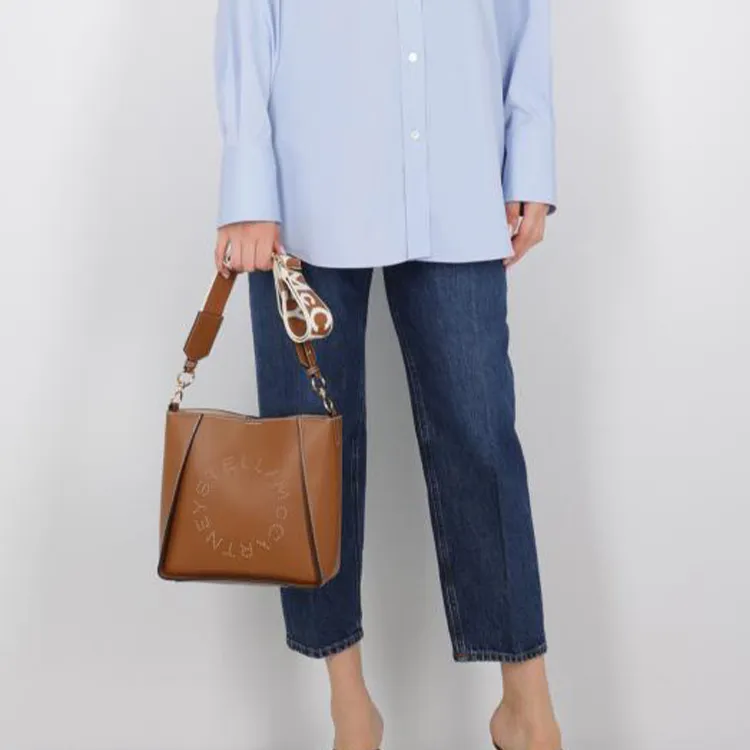 Stella McCartney Logo Square Crossbody Bag-4