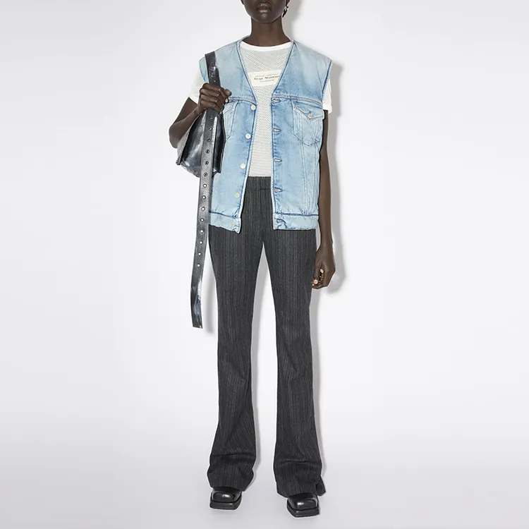 Acne Studios Vests Unisex Light Blue-1