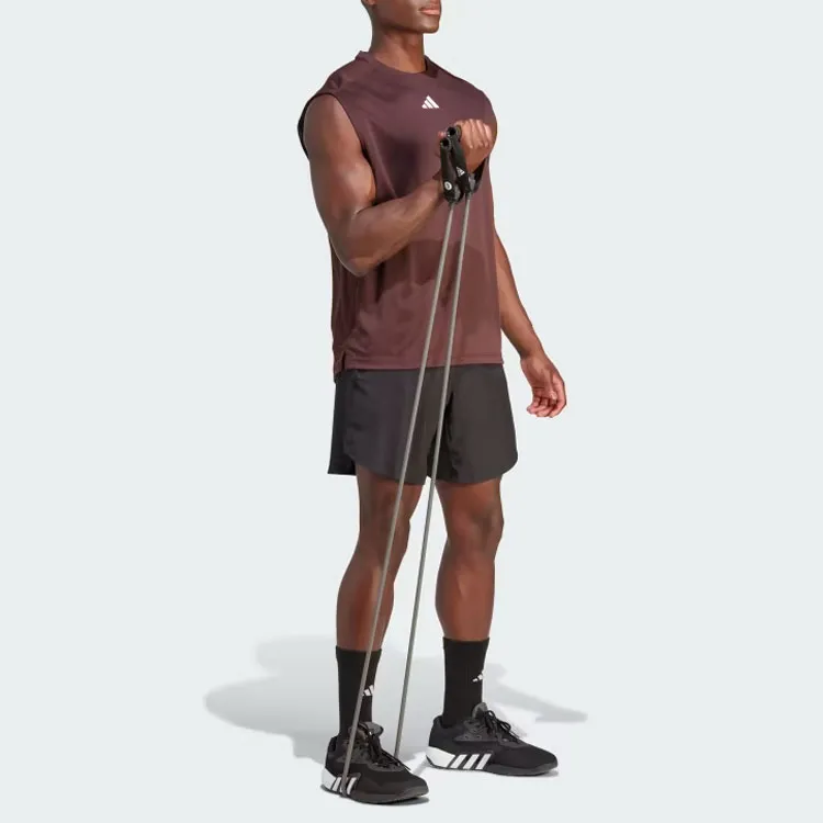 Adidas Originals Clothing Tank Tops Men Dark Red-1
