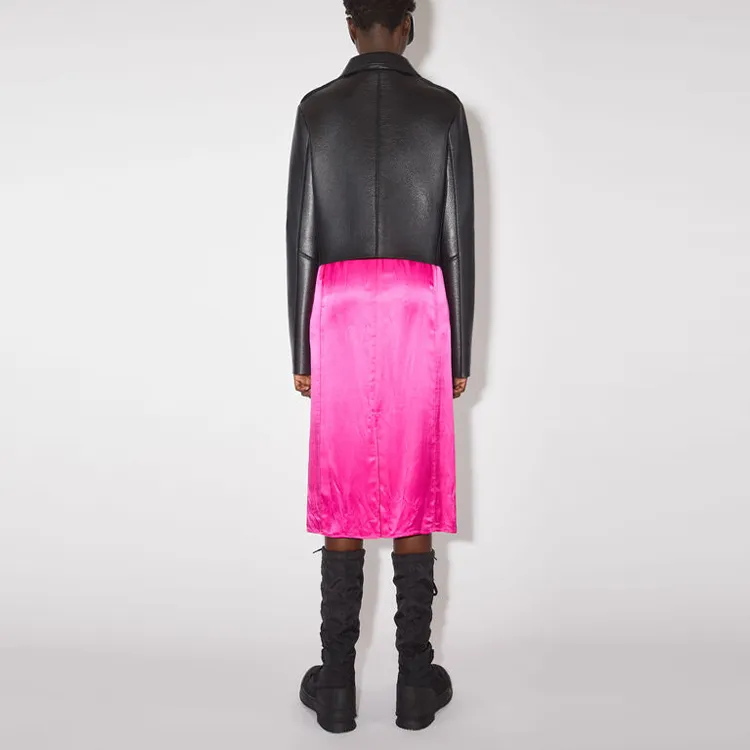 Acne Studios Leather Jackets Women's Black-1