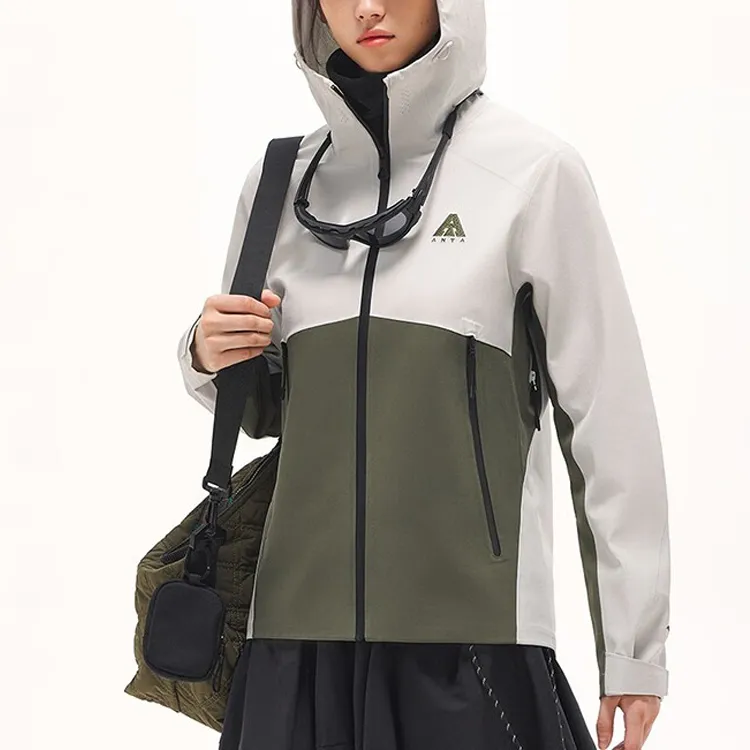ANTA Variety Training Collection Windbreaker Jackets Women's Light Xī Green-2