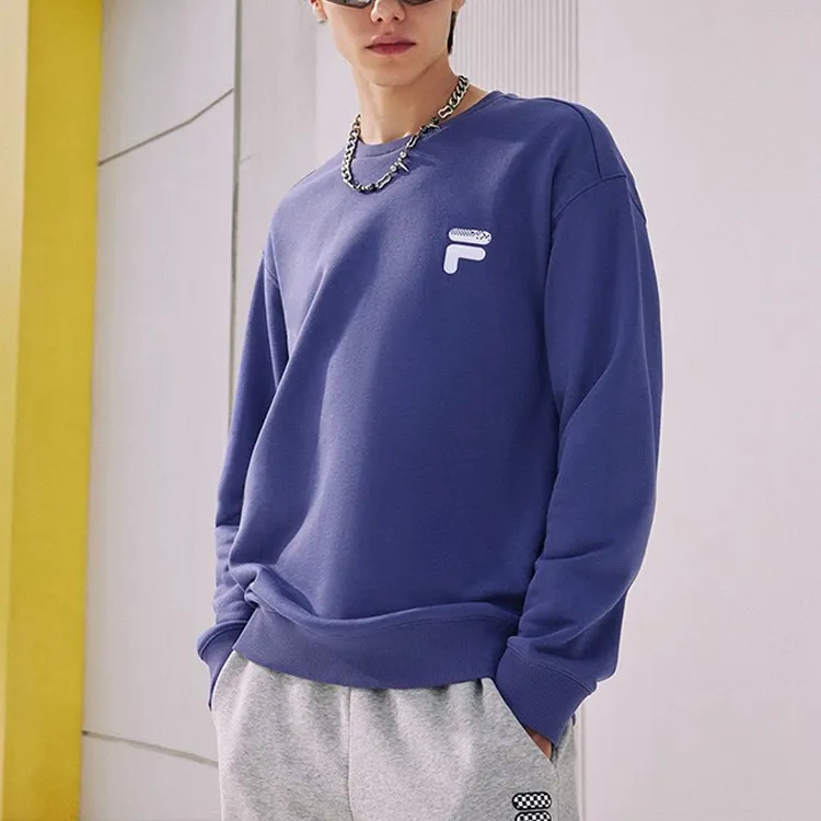 FILA FUSION FOB Series Sweatshirts Unisex LeDi Blue-3