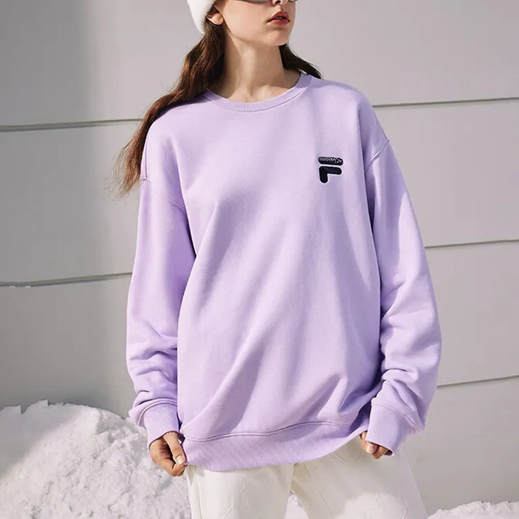 FILA FUSION FOB Series Sweatshirts Unisex Fantasy Purple-2