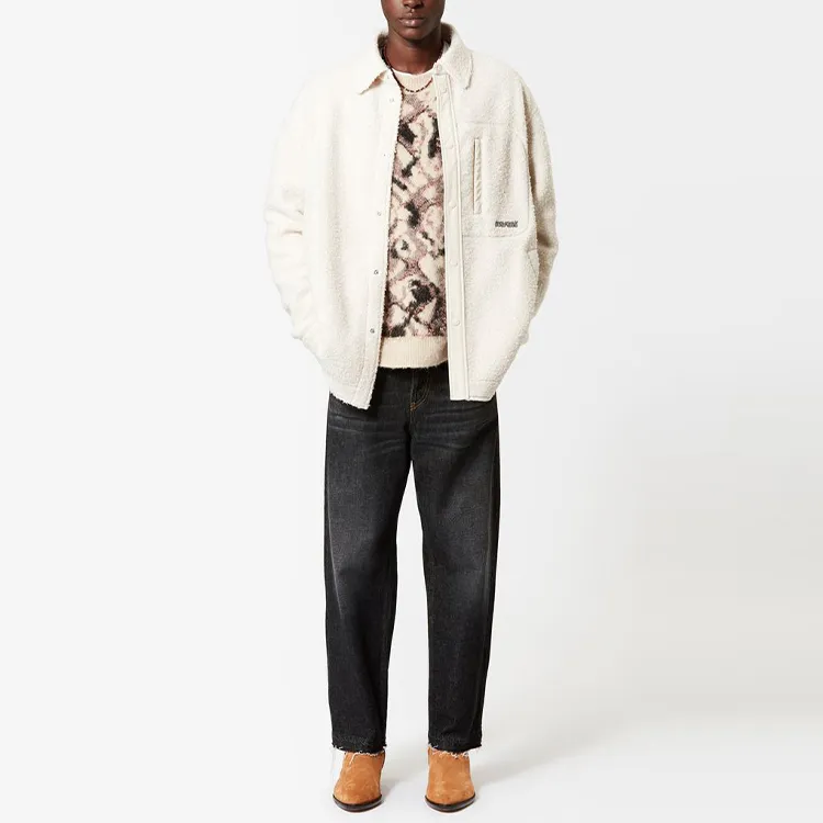 ISABEL MARANT Maja Logo Patch Jacket-1