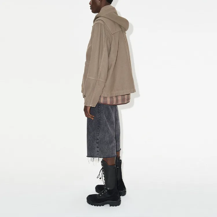 OUR LEGACY Cropped Duffel Jacket-3