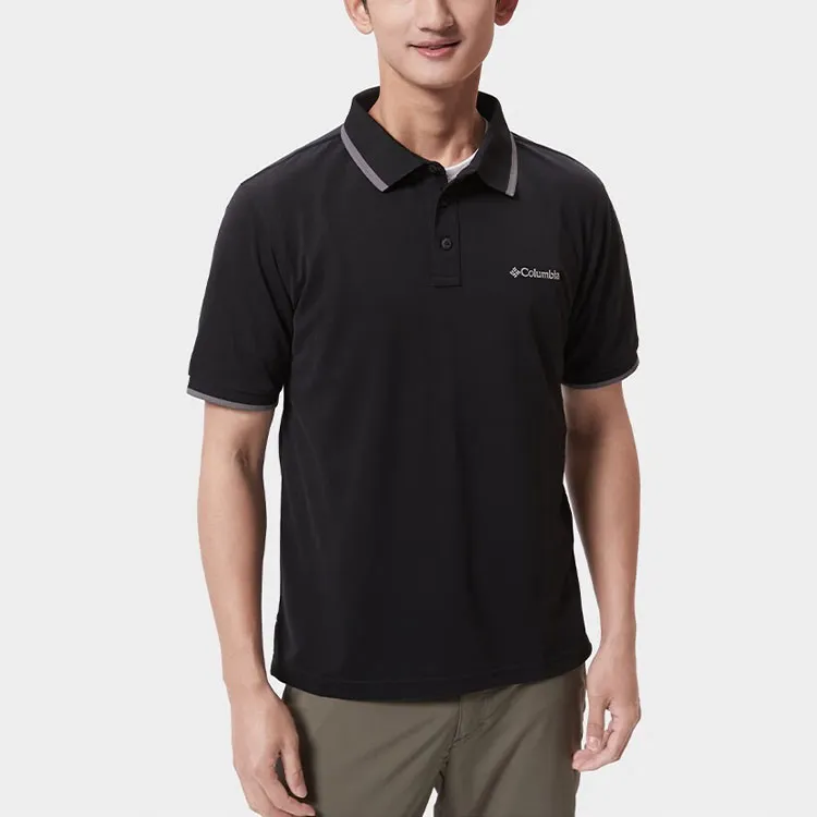Columbia Polo Shirt Men's Black-2