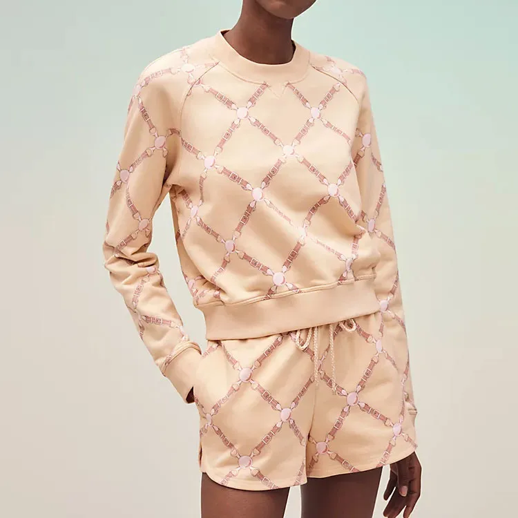 HERMES SS22 Sweatshirt Women's Cream-2