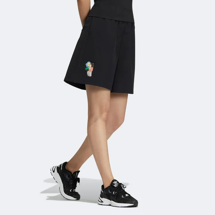 Adidas Originals CHARR MORITA Casual Shorts Women's Black-3