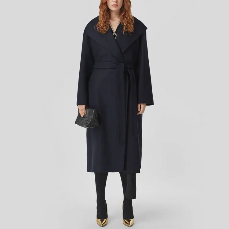 Burberry Velvet Jackets Women's Marine Black-1