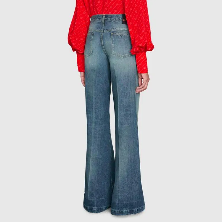 GUCCI Jeans Men Blue-3