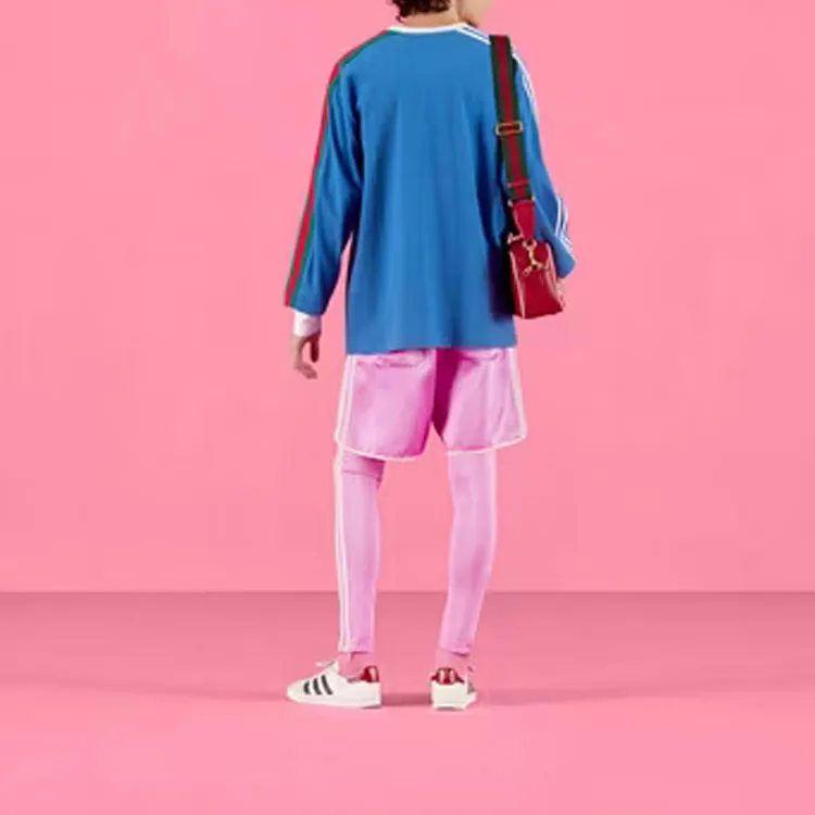 GUCCI X Adidas Trefoil Print Shorts-2