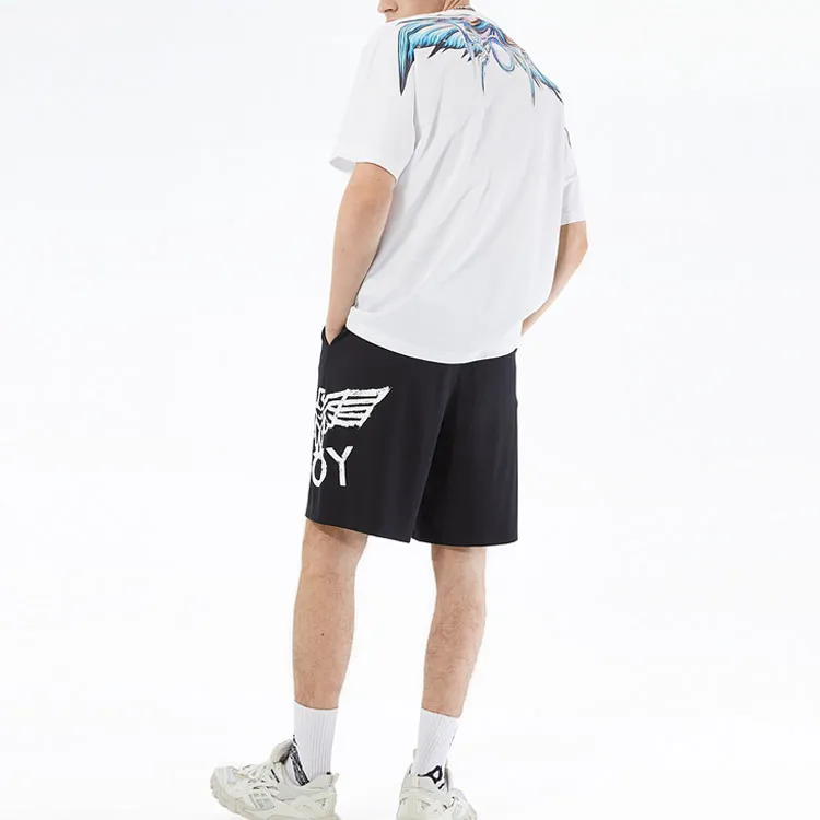Boy London Casual Shorts Men Black White-3