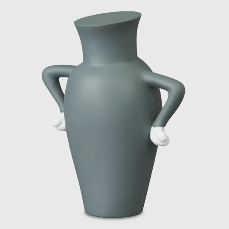 Medicom Toy Udf Tom And Jerry- Series 2 Vase Tom Figure Gray-2