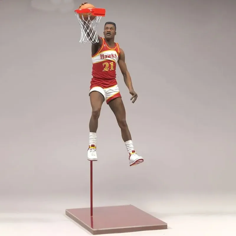 McFARLANE Maikfan NBA Collection NBA Star Character Legend Collection Model 3 Dominique Wilkins Scale Figures-1