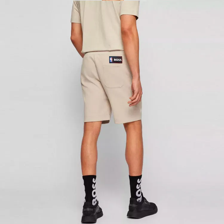 Nba X HUGO BOSS HUGO BOSS X NBA Casual Shorts Men Beige-3
