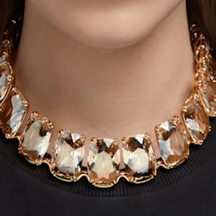 Swarovski Harmonia Oversized-crystal Choker Necklace-1