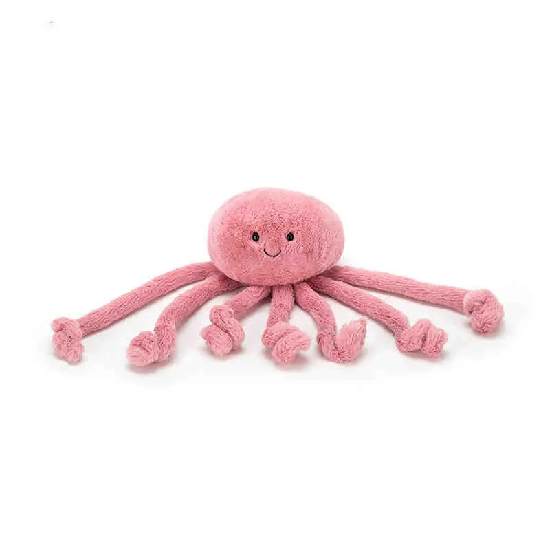 JELLYCAT Animal Collection Ellie Jellyfish Pink Dolls Plush Doll 25cm High-2