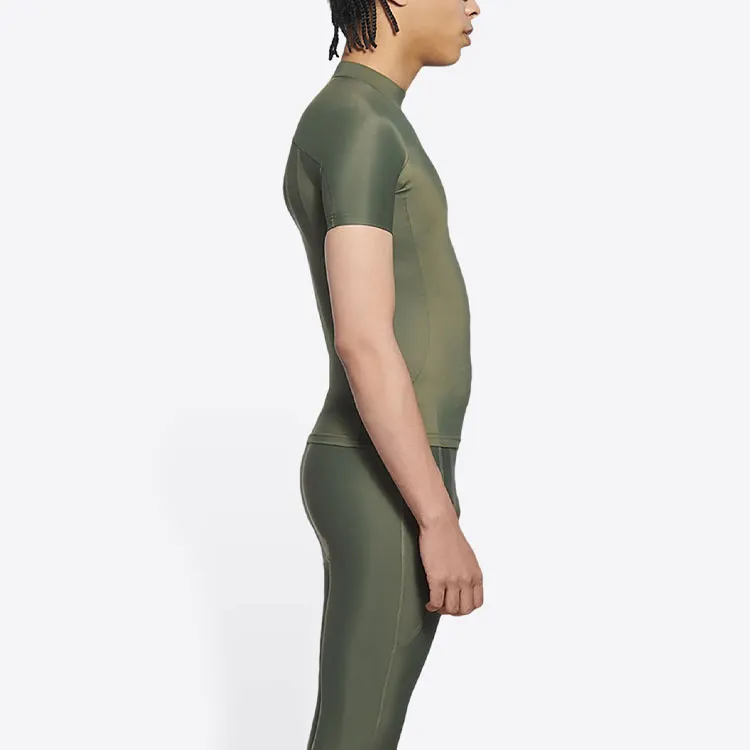 Balenciaga T Shirts Men Green-3