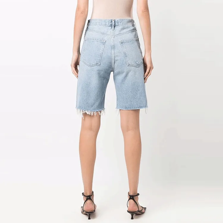 AGOLDE Denim Shorts Women's Blue-3