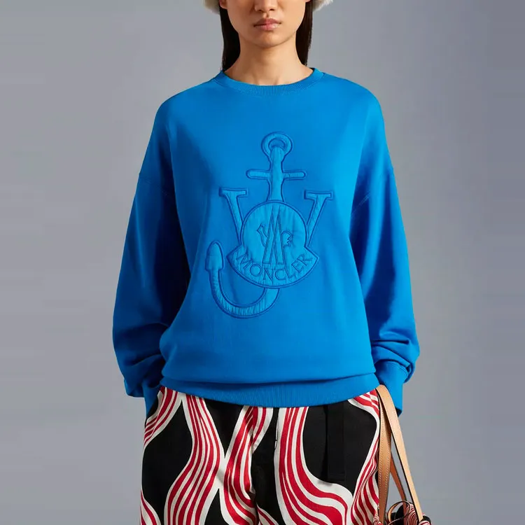 Moncler SS22 T Shirts Unisex Blue-1