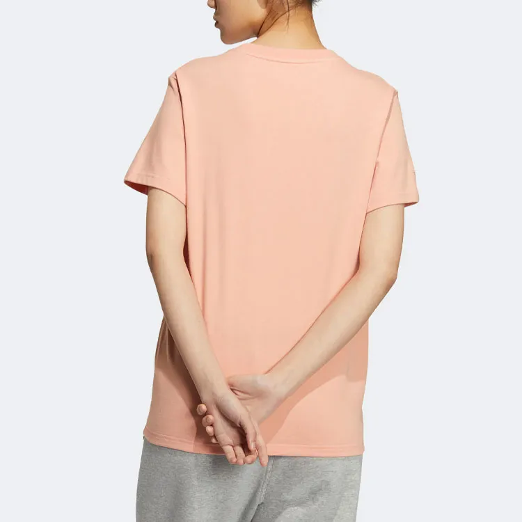 adidas originals X CHARR MORITA Cartoon Print Retro T-Shirt Pink-1