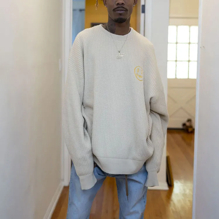 Drew House Sketch Mascot Waffle Sweater-6