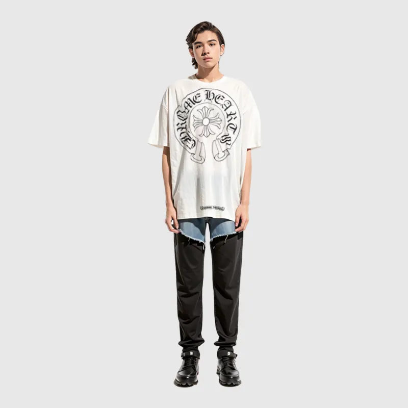 Chrome Hearts Horse Shoe Logo Pocket T Shirt-3