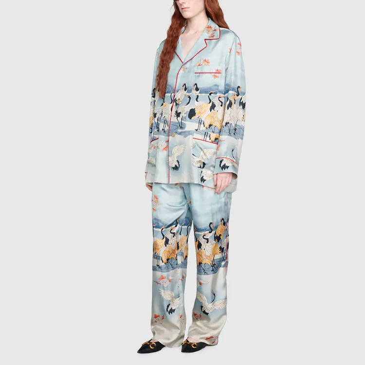 GUCCI Casual Pants Women's Light Blue-1