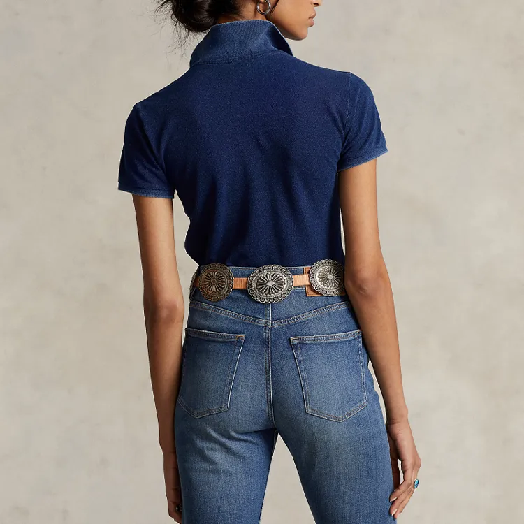 Polo Ralph Lauren SS22 Polo Shirt Women's Dark Blue-2