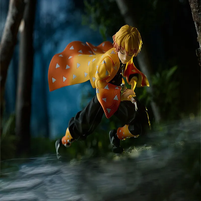 MAX Factory Zenitsu Agatsuma Demon Slayer  Kimetsu No Yaiba DX Edition Figure 13cm Scale Figures-2