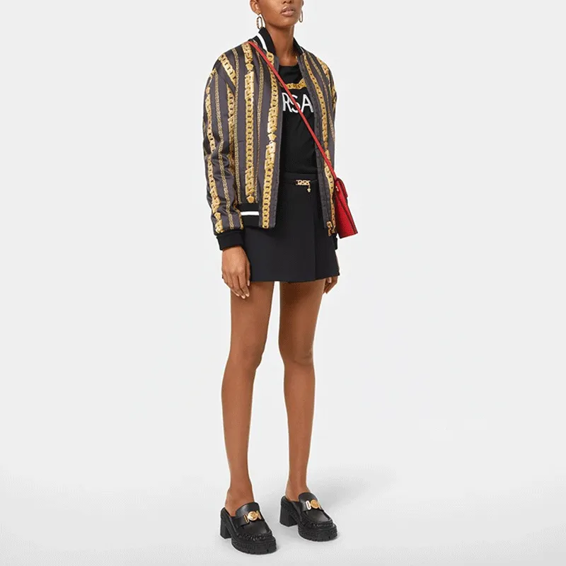 VERSACE T Shirts Women's Black-1