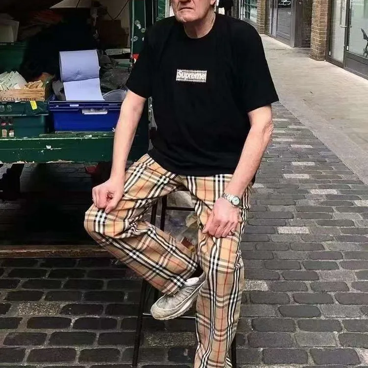 Supreme Burberry Box Logo Tee-1