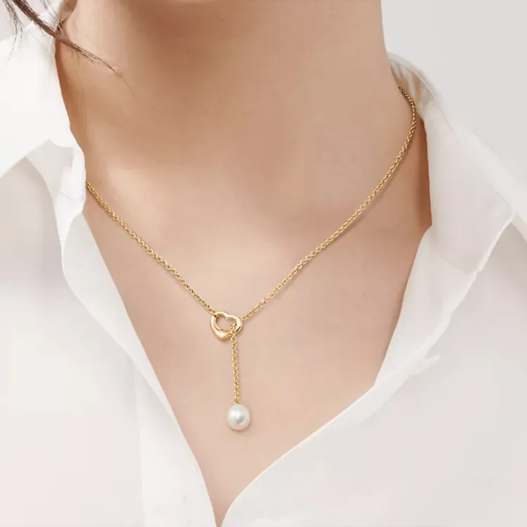 TIFFANY & CO. Elsa Peretti® 18K Gold Necklaces Women's Gold-2