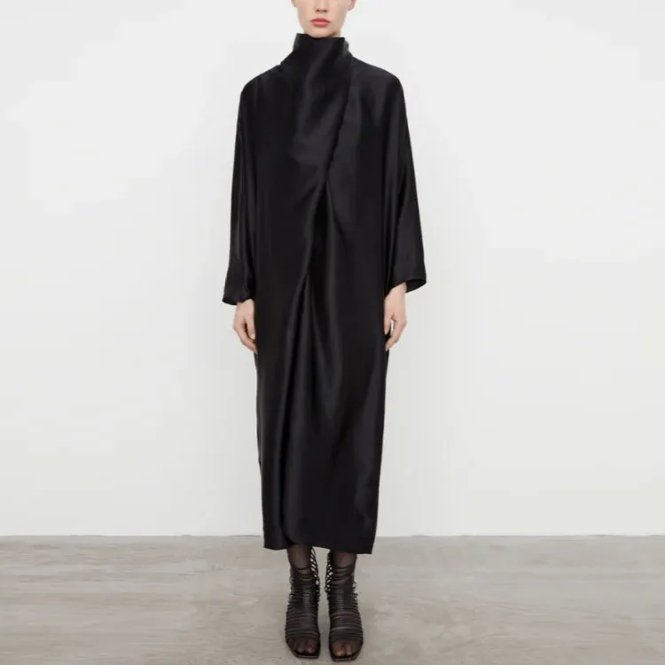 TOTEME Long-Sleeved Dresses Women's Black-2