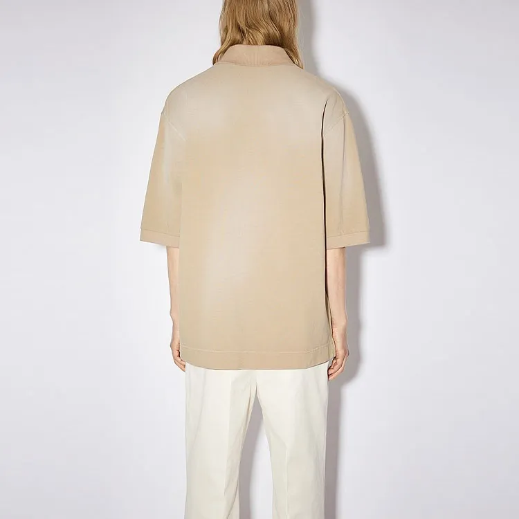 Acne Studios Polo Shirts Men Dark Brown-3