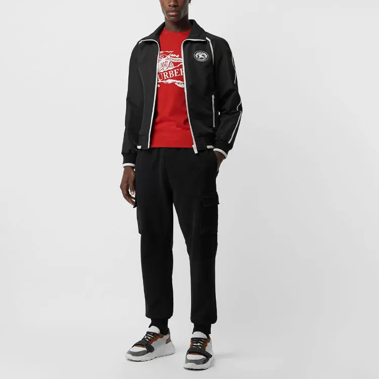 Burberry T-Shirts Men Red-4