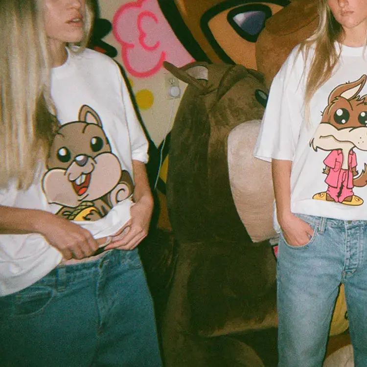 Drew House Smiley Collection T Shirts Unisex White-2