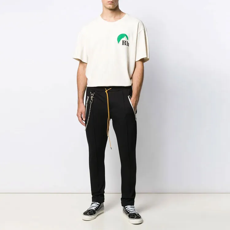 RHUDE Casual Pants Men Black-1