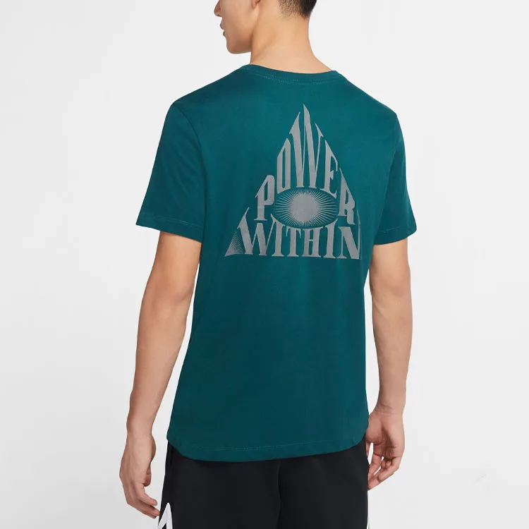 Nike Dri Fit T Shirts Men Green-3