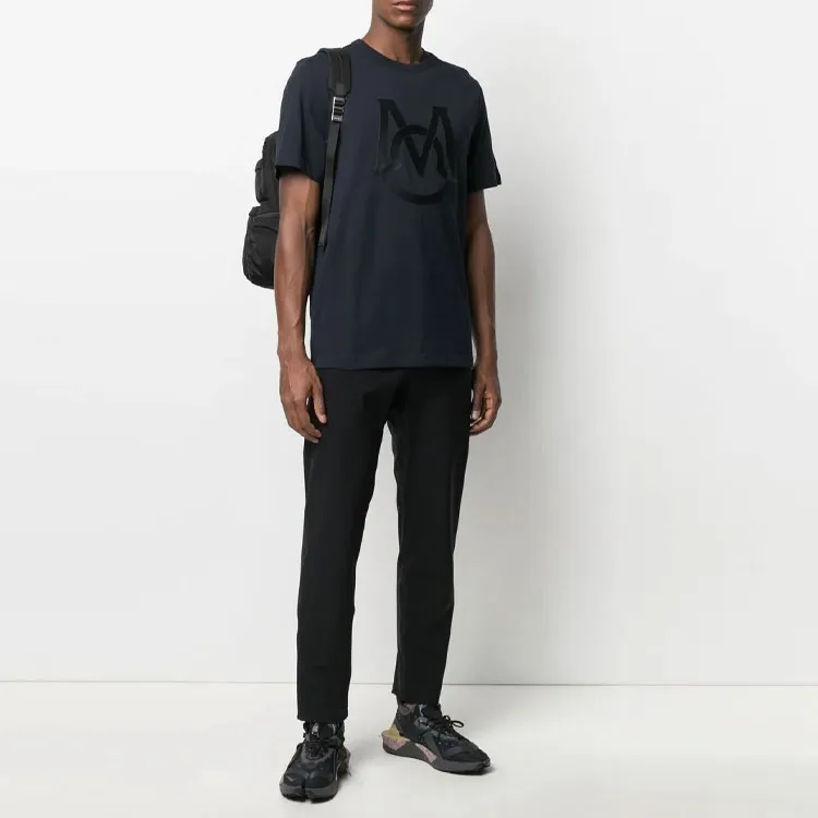 Moncler SS21 T Shirts Men Dark Blue-2