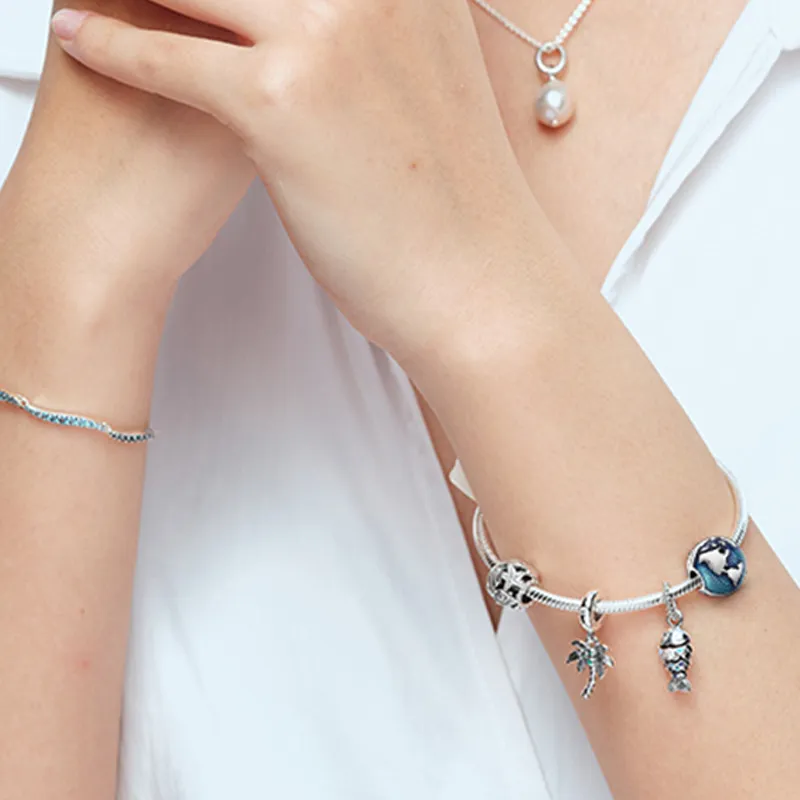 Pandora 925 Sterling Silver Bracelets Women's-2