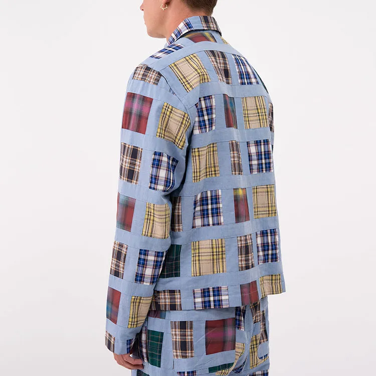 Stussy Madras Patchwork Zip Jacket-3
