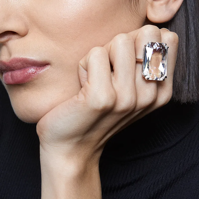 Swarovski Rhodium-Plated Rings Women's-1