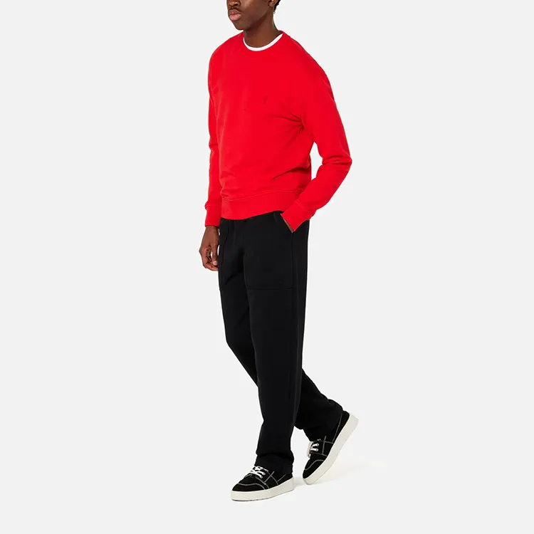 AMIPARIS Knitted Sweatpants Men Black-2