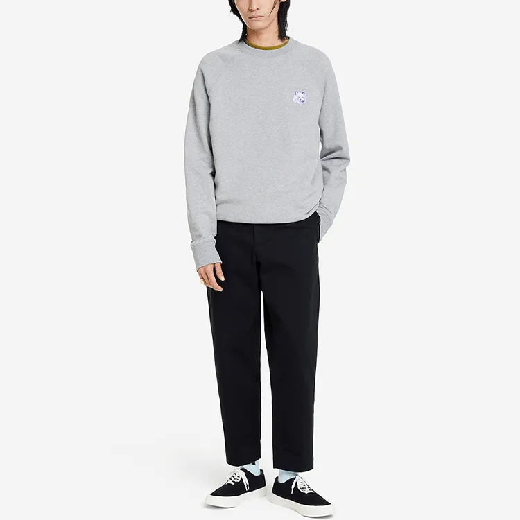 Maison Kitsune Sweatshirts Men Gray-2