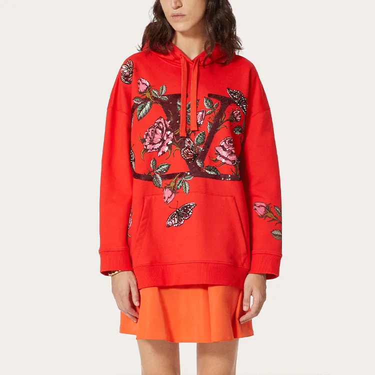 Valentino Sweatshirts Women's Red-1